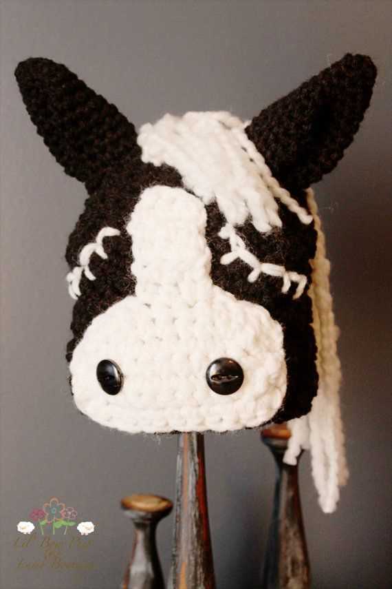 Horse hat knitting pattern