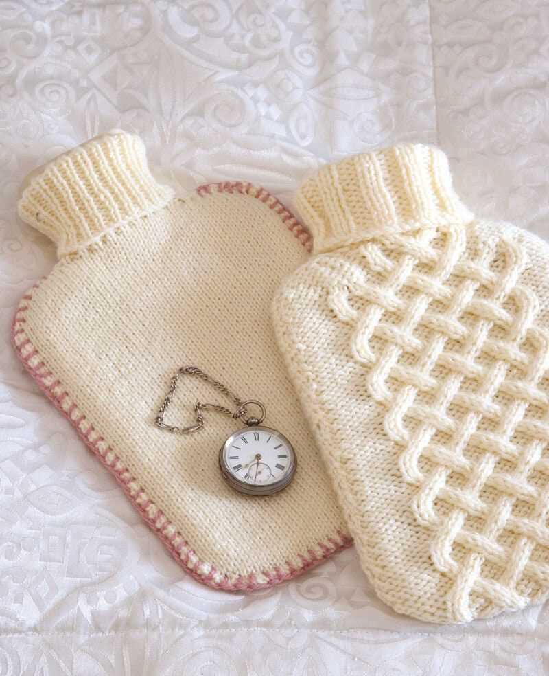 Hot water bottle knitting pattern