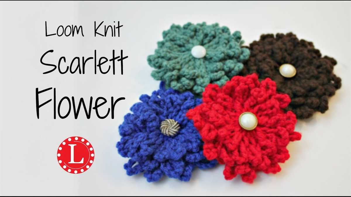 How to knit a flower pattern
