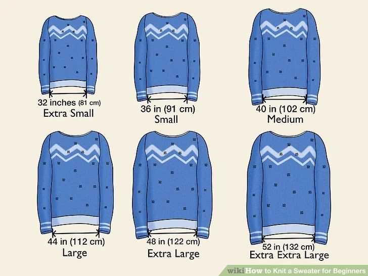 How to knit a pattern into a sweater