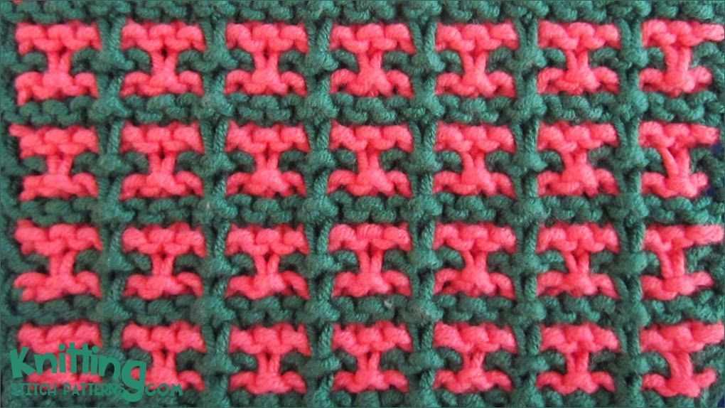 How to knit color patterns