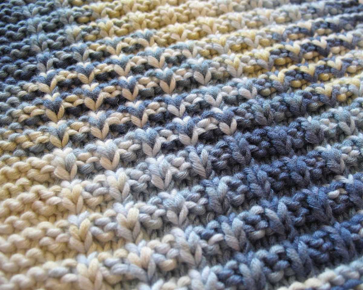 How to knit waffle pattern