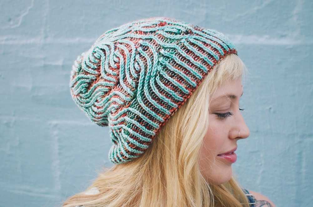 Ice cream hat knitting pattern