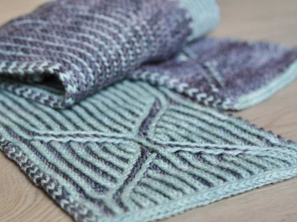 Icelandic scarf knitting pattern