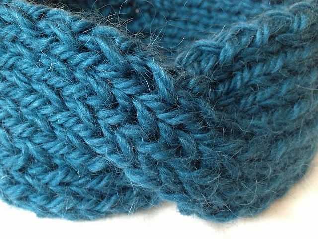 Infinity headband knitting pattern