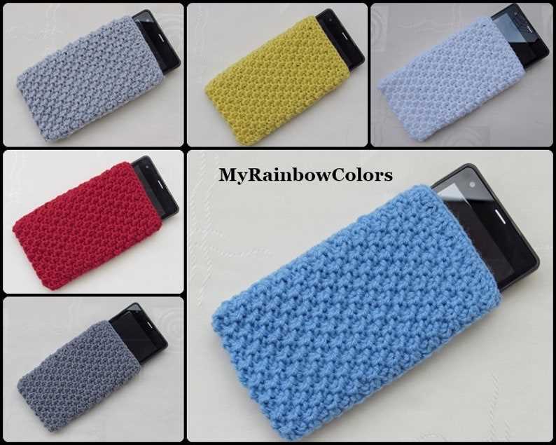 Iphone case knitting pattern