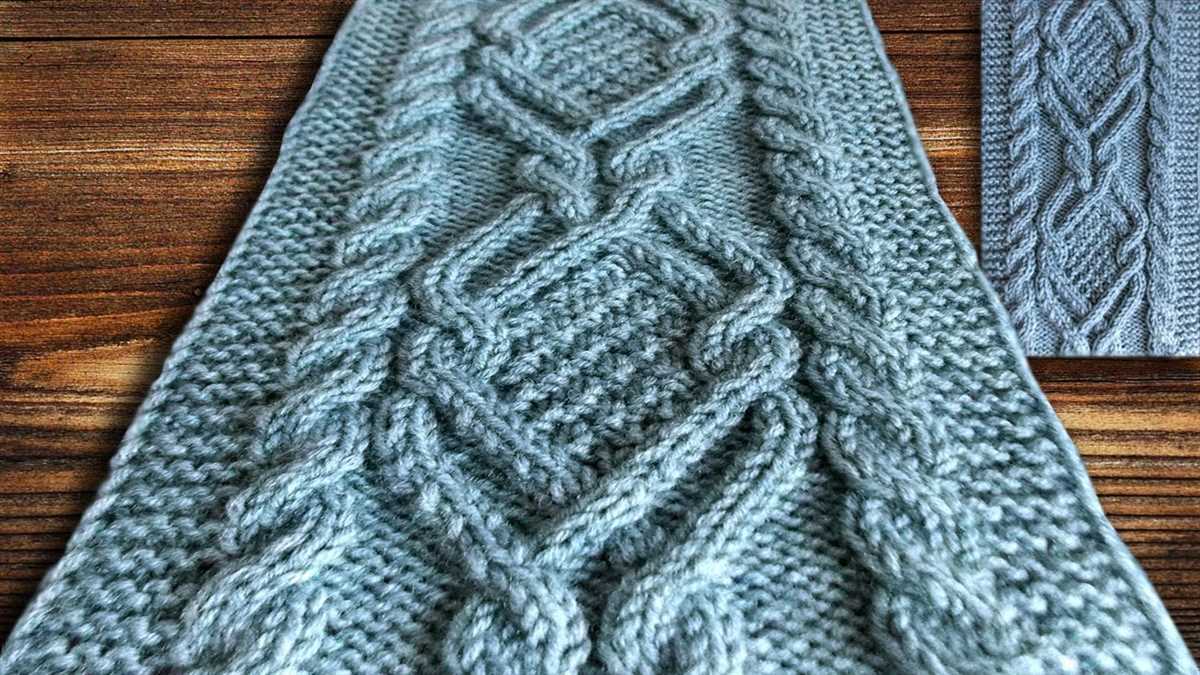 Irish scarf knitting pattern