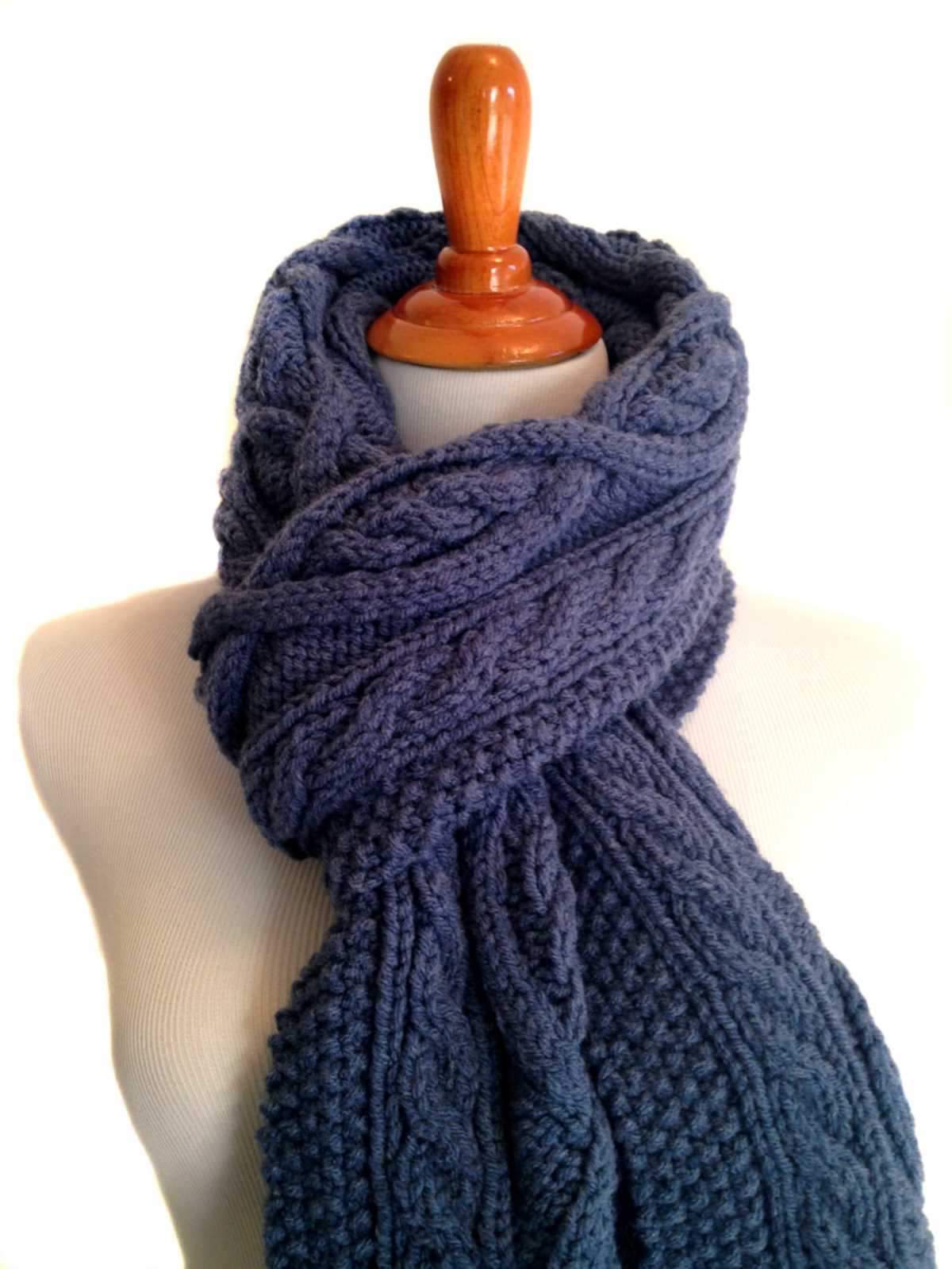 Irish scarf knitting pattern