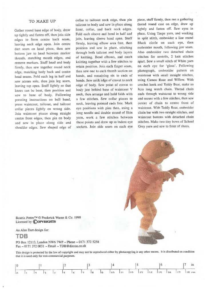Jeremy fisher knitting pattern