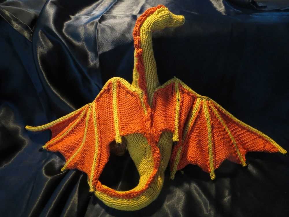 Jewel dragon knitting pattern