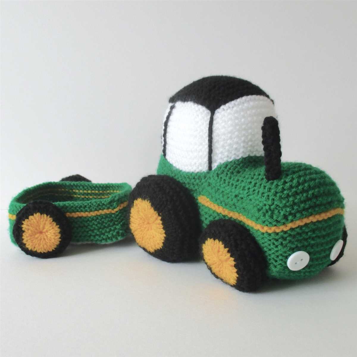 John deere tractor knitting pattern