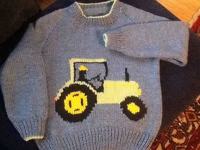 John deere tractor knitting pattern