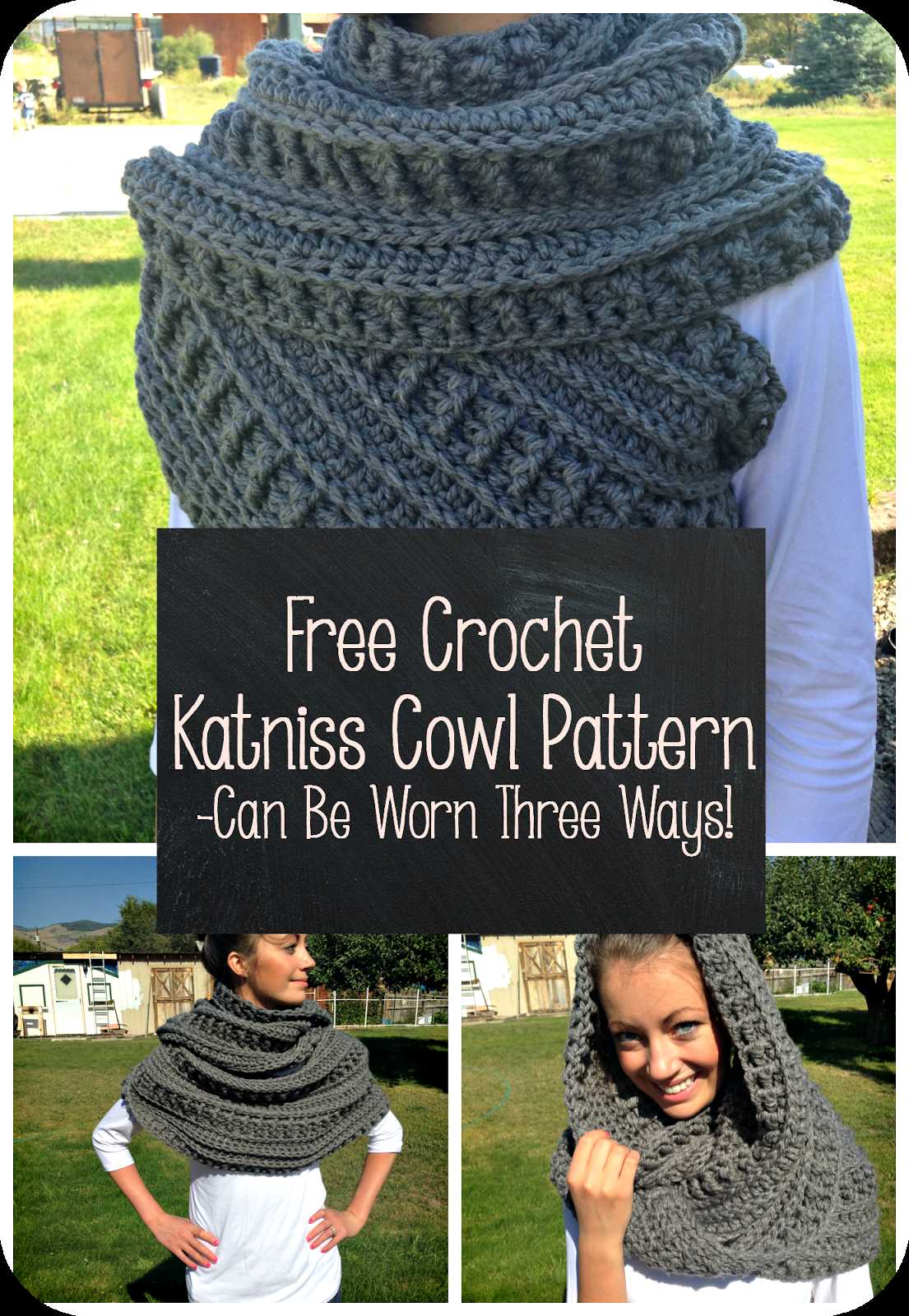 Katniss cowl knitting pattern