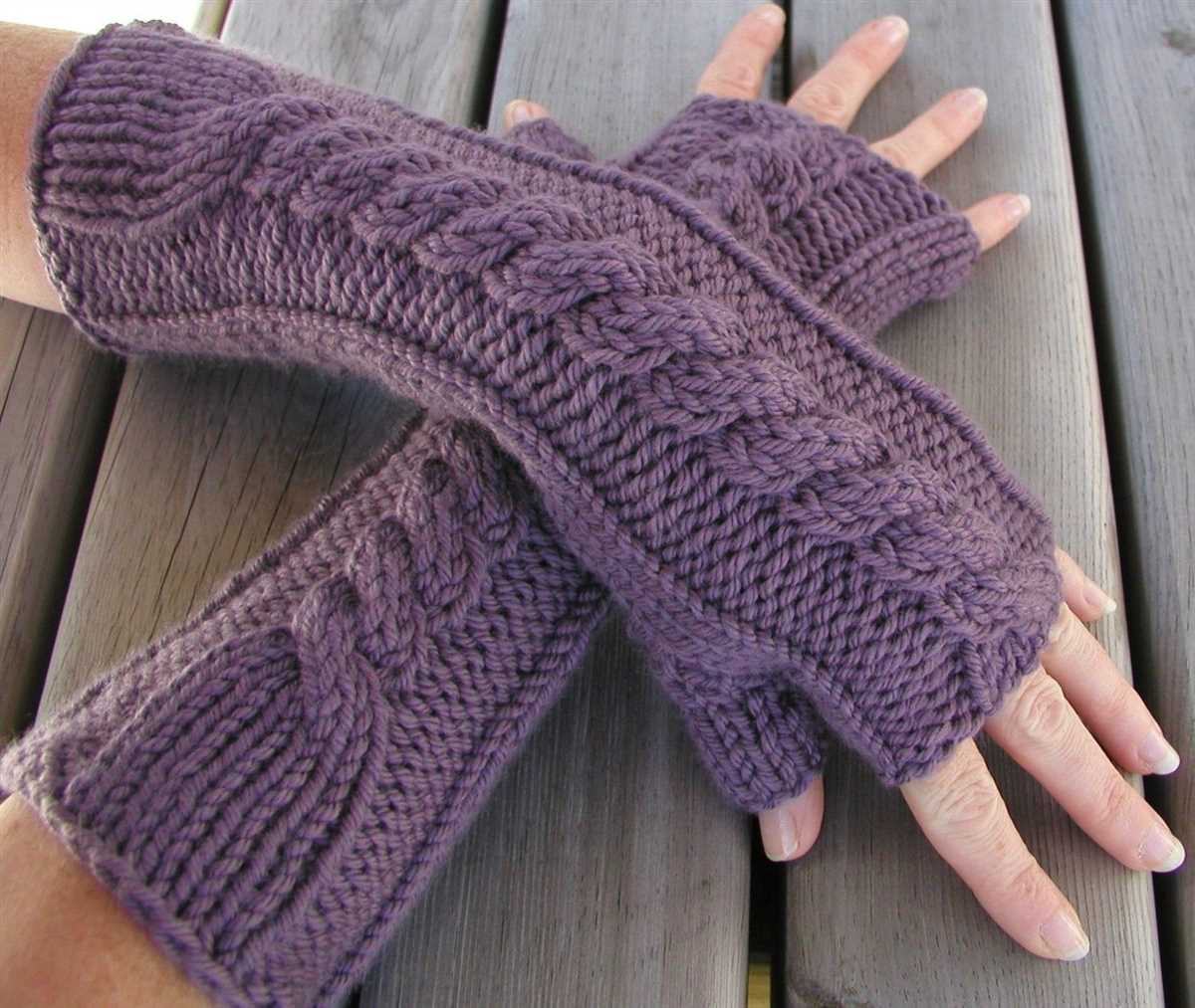 Kidney warmer knitting pattern