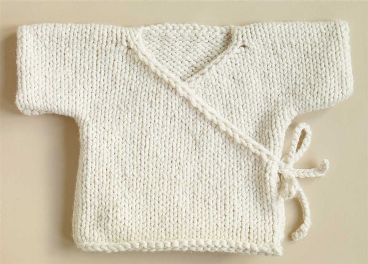 Kimono booties knitting pattern