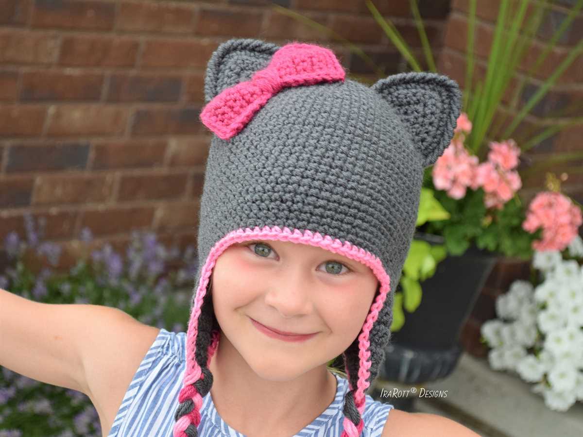 Kitty hat knitting pattern