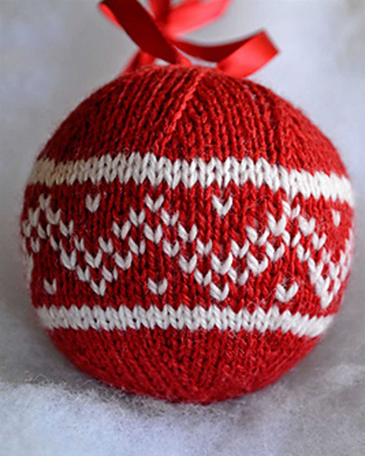 Knit a ball pattern