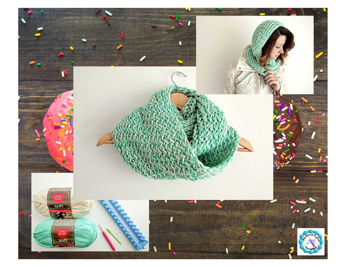 Knit a scarf pattern