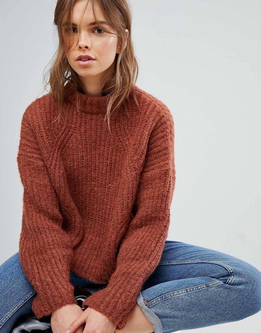 Knit balloon sleeve sweater pattern