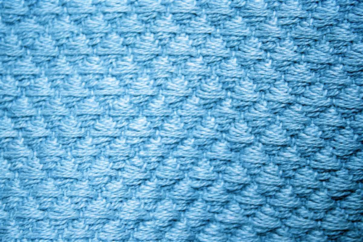 Knit diamond pattern