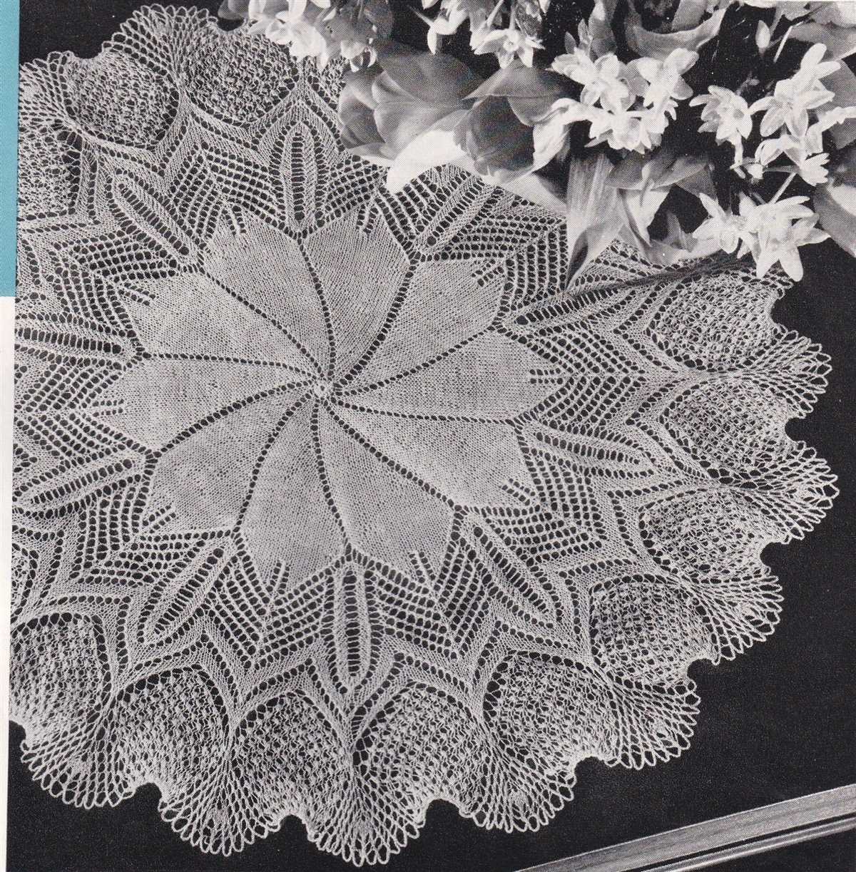 Knit doily pattern