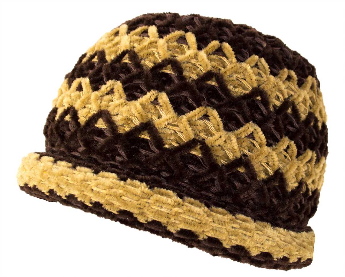 Knit felted brim hat pattern