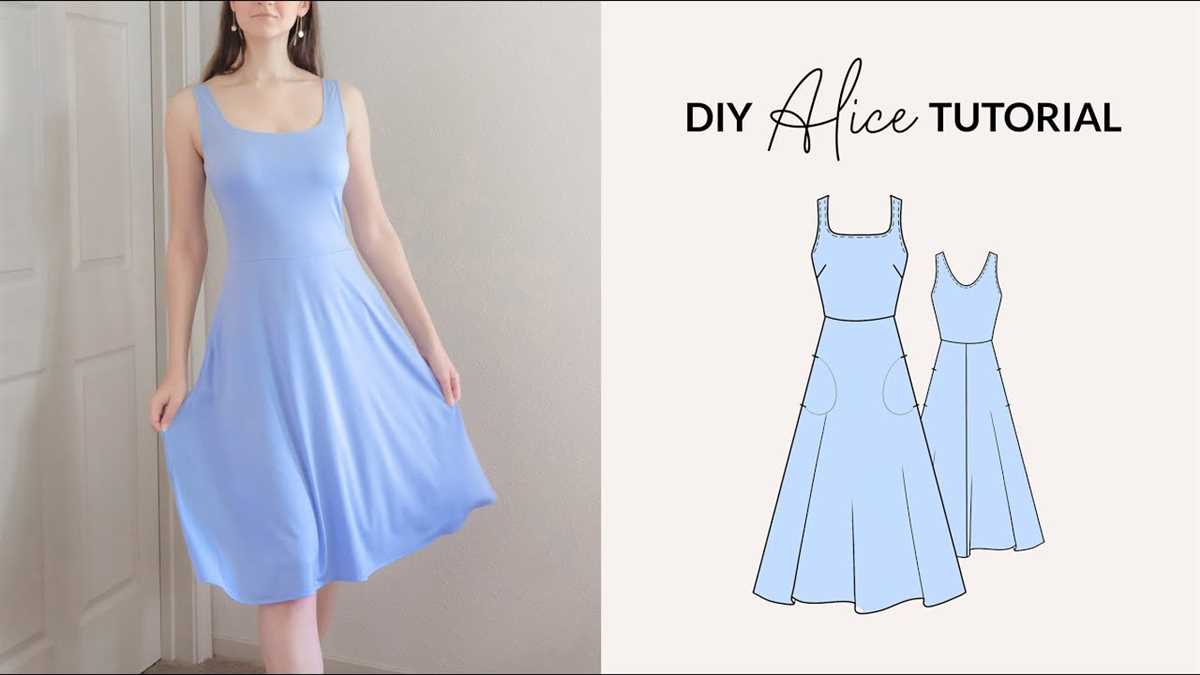 Knit fit and flare dress pattern