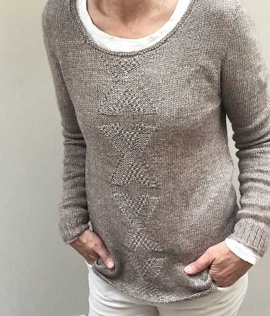Knit in the round sweater pattern
