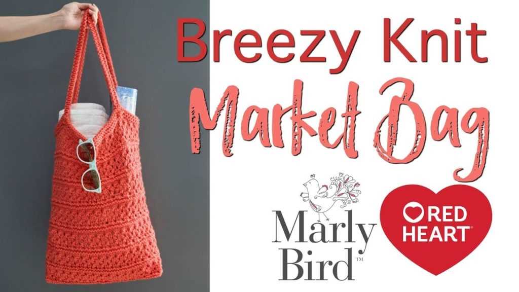 Knit market bag pattern