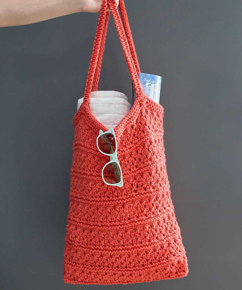 Knit market bag pattern