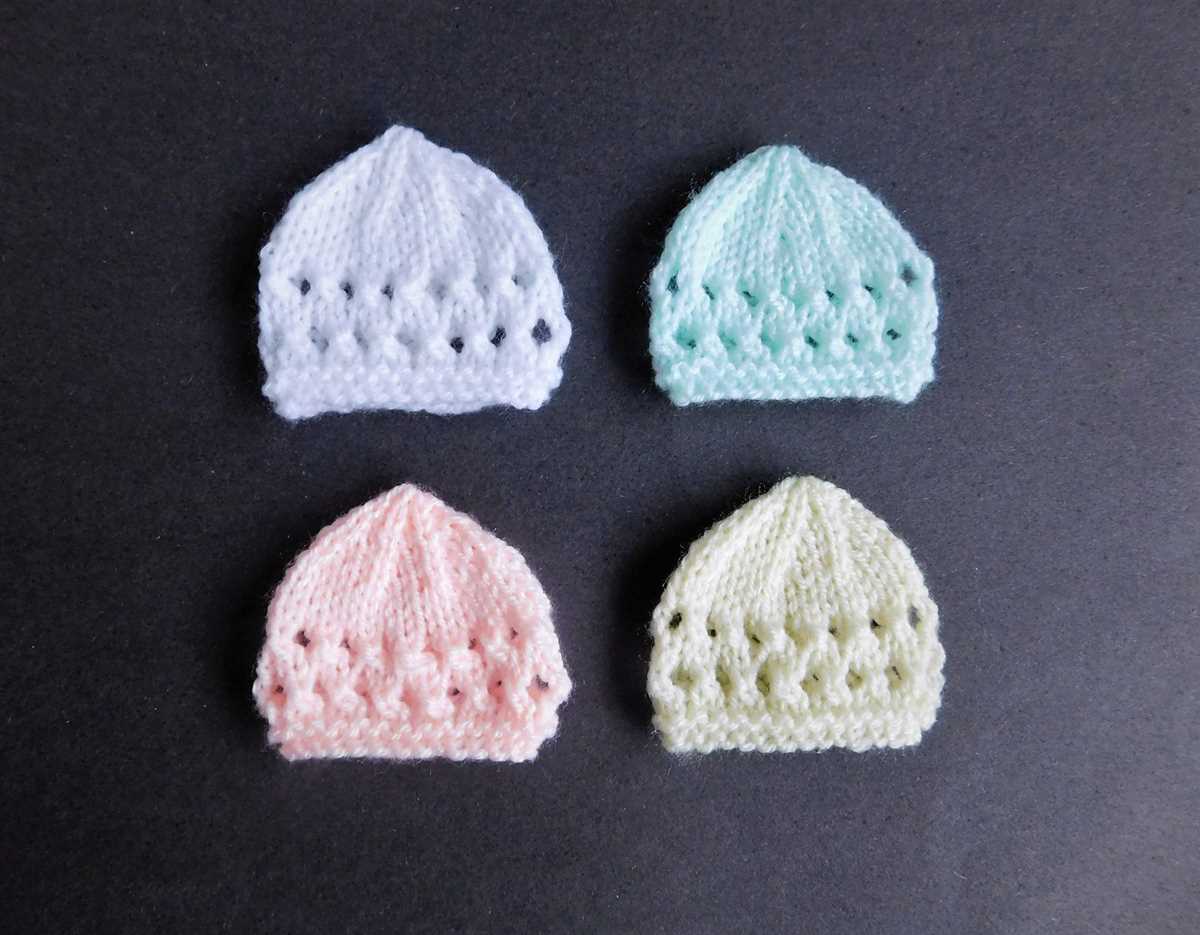 Knit preemie hat pattern