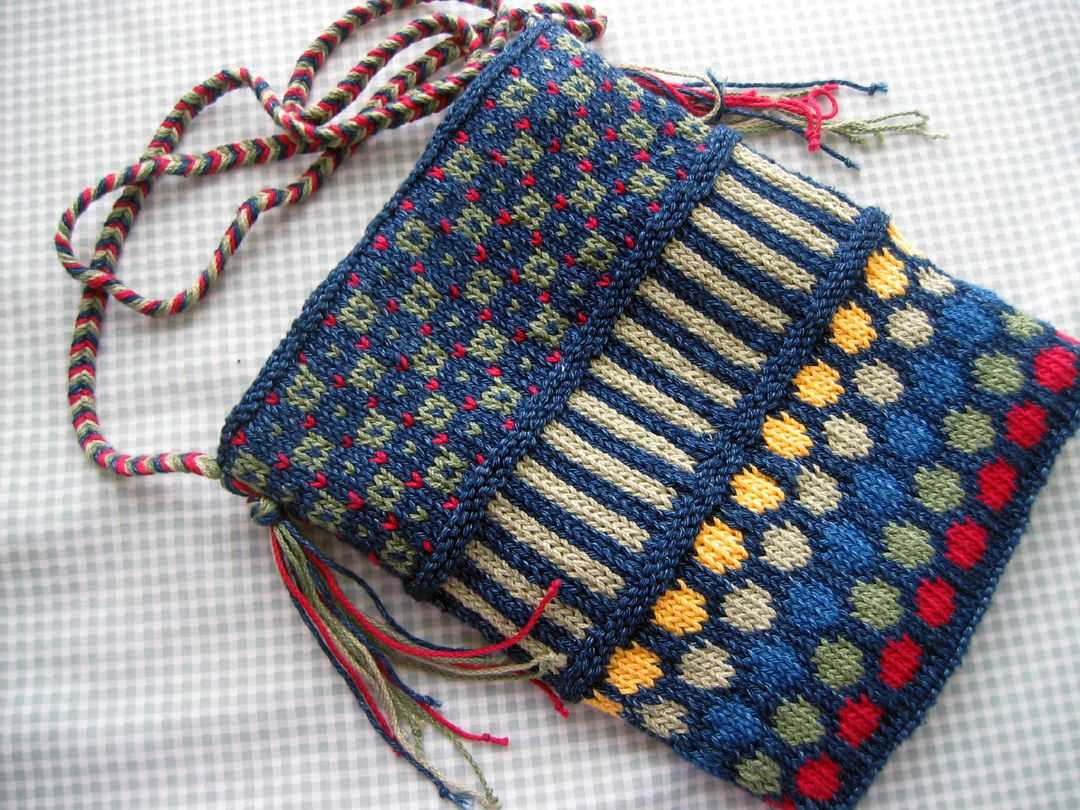 Knit purse strap pattern