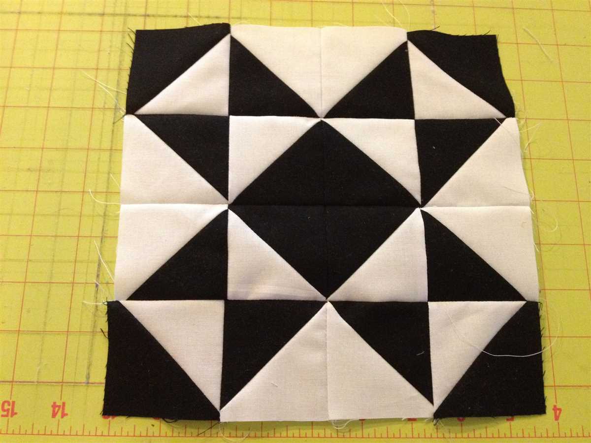 Knit quilt square patterns