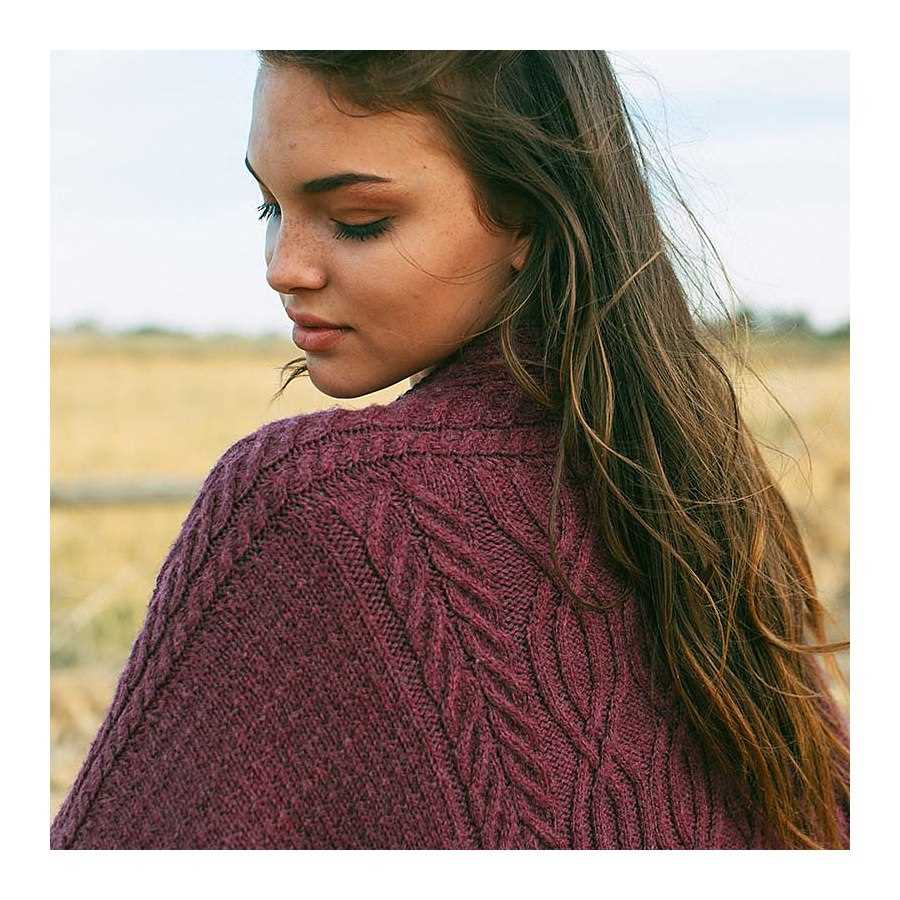 Knit ruana pattern