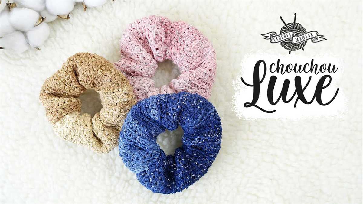 Knit scrunchies pattern