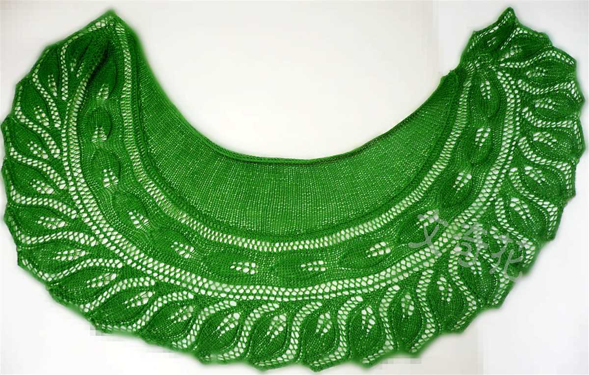 Knit shawl collar pattern