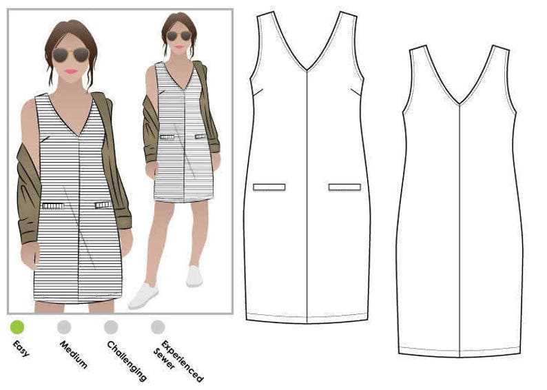 Knit shift dress pattern