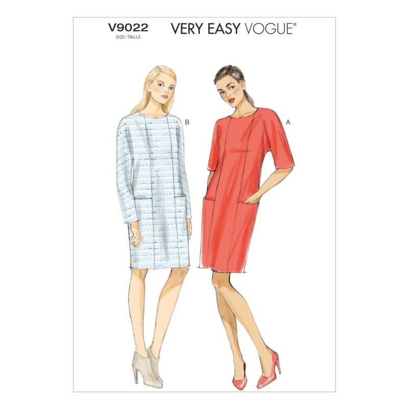 Knit shift dress pattern