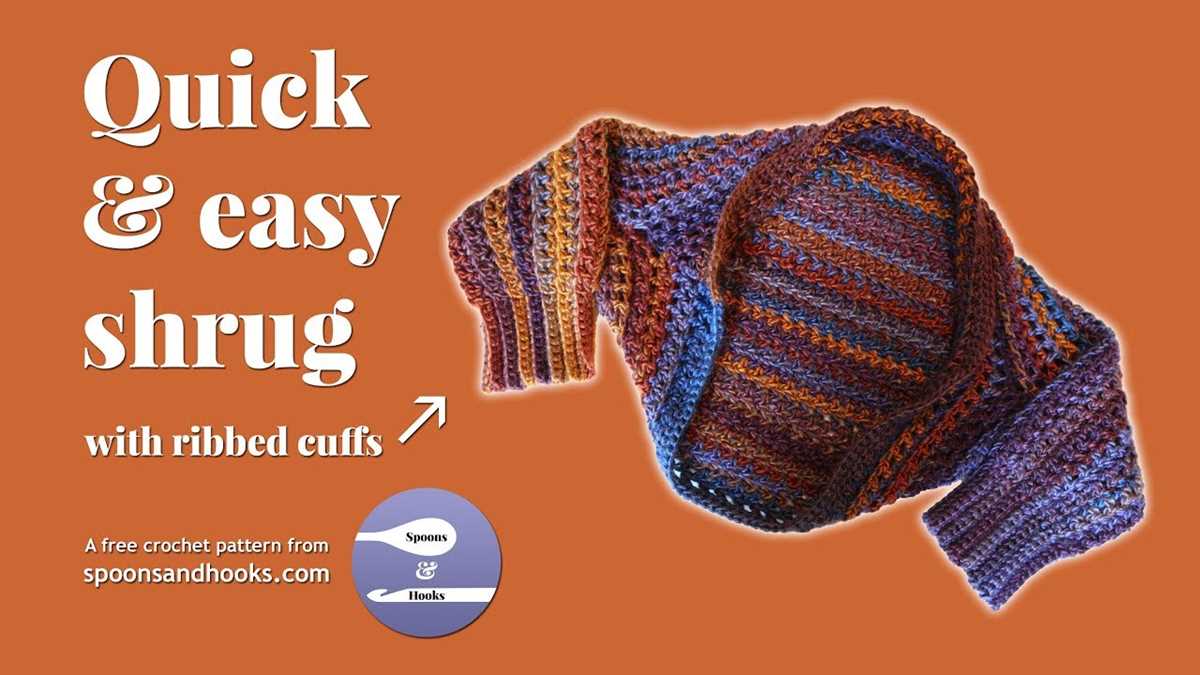 Knit shrug pattern easy