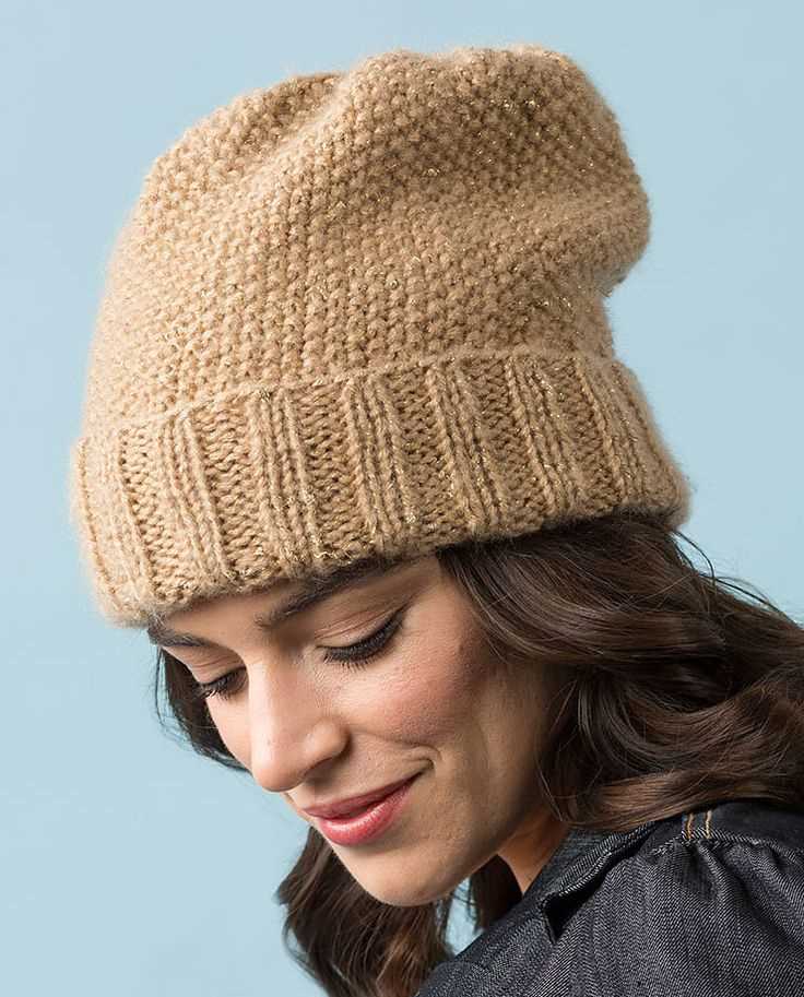 Knit slouchy hat pattern free