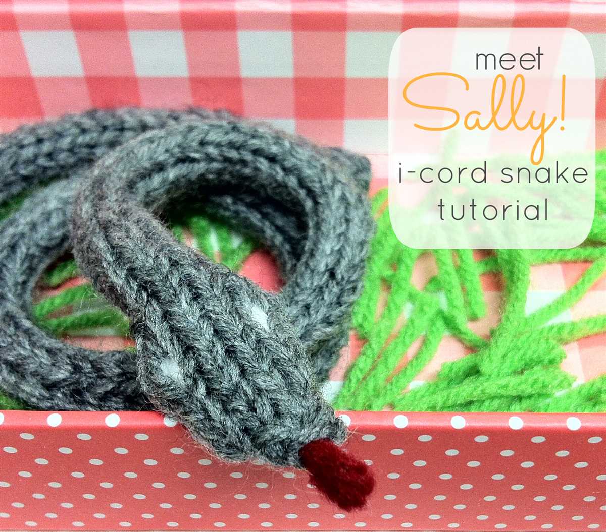 Knit snake pattern free