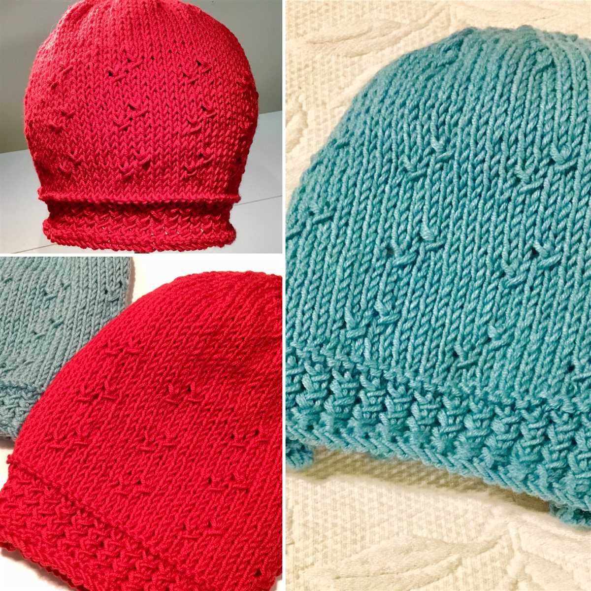 Knit summer beanie pattern