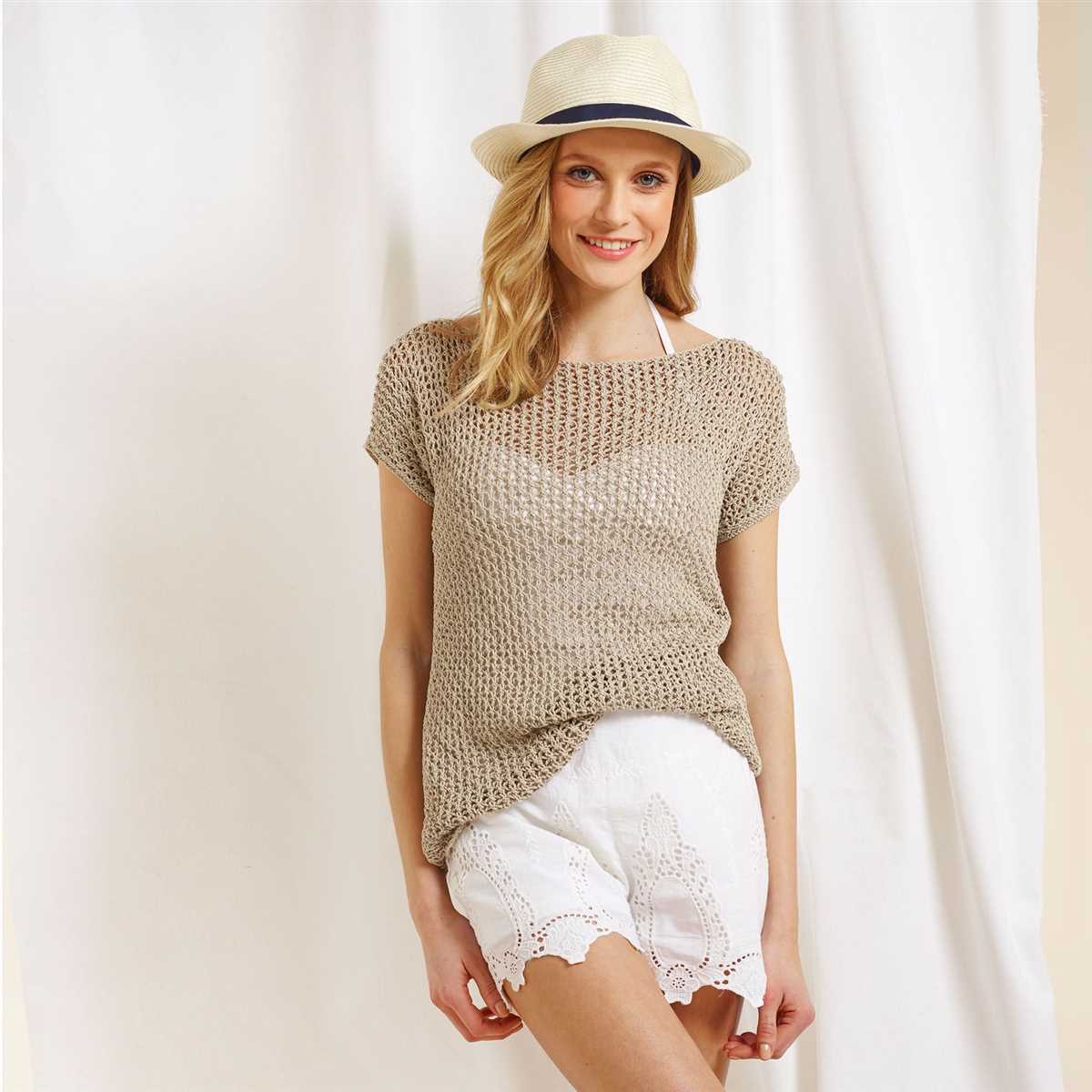 Knit summer tops patterns