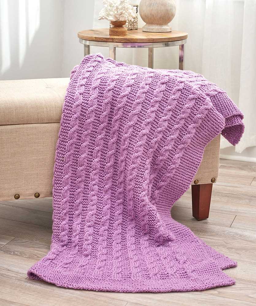 Knit throw patterns free