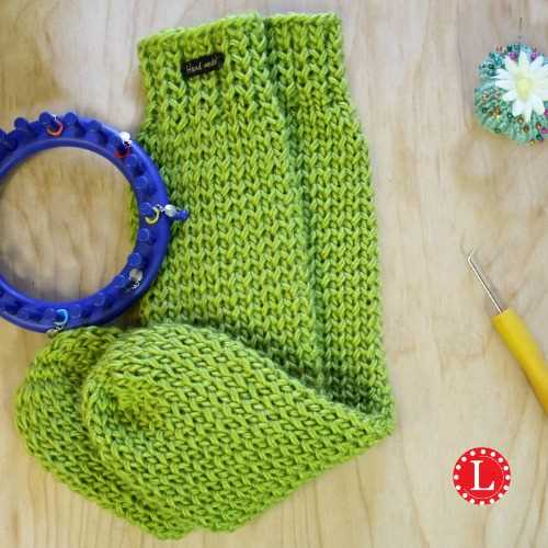 Knit tube sock pattern