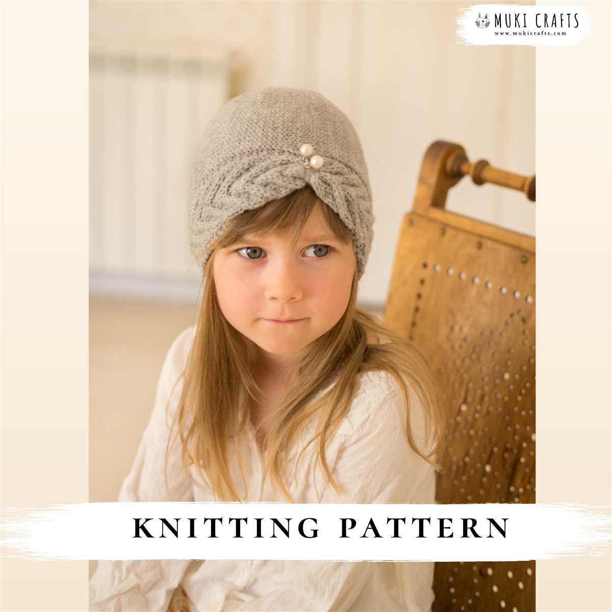 Knit turban hat pattern