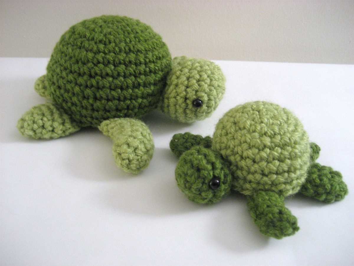 Knit turtle pattern