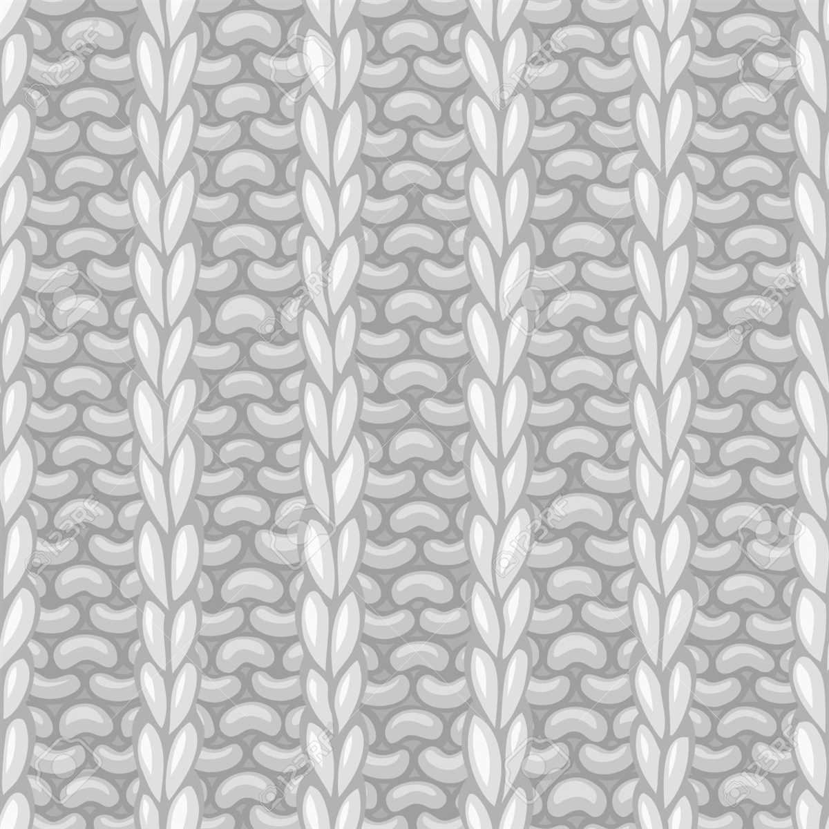 Knit vector pattern