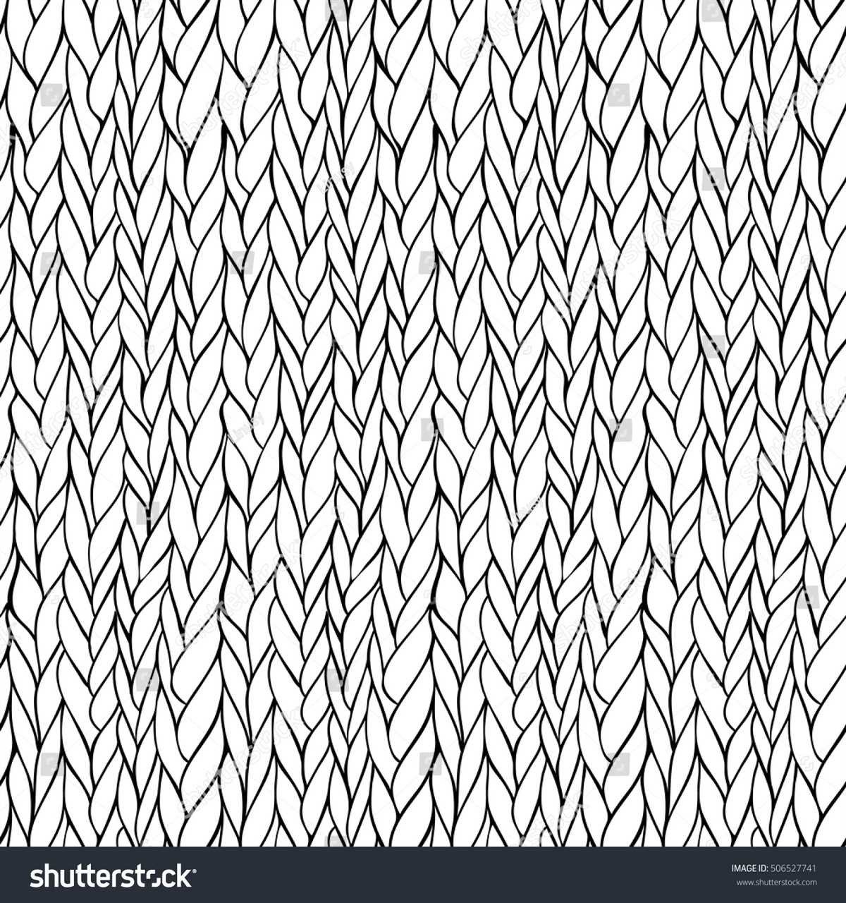 Knit vector pattern