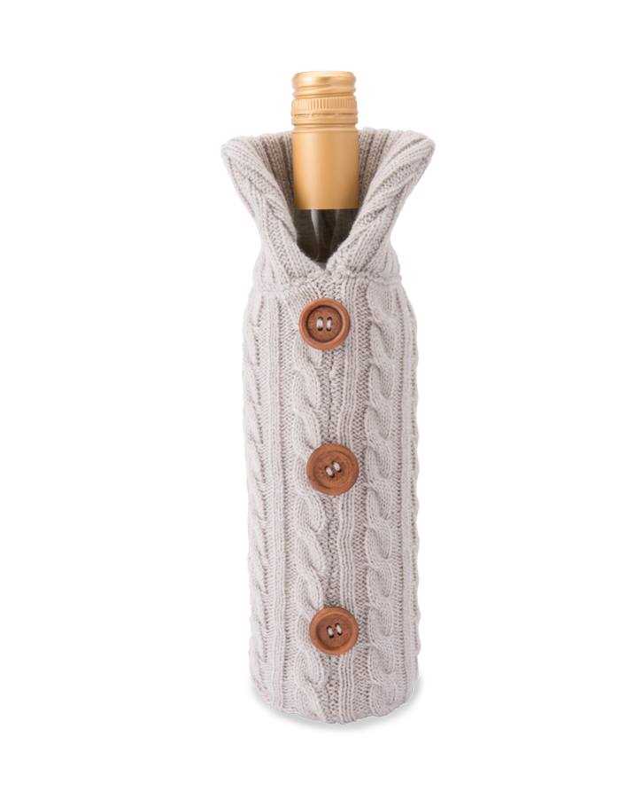 Knit wine bottle sweater pattern
